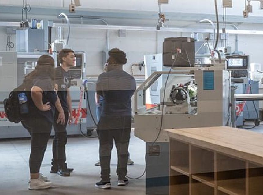 students in Penn State learning lab